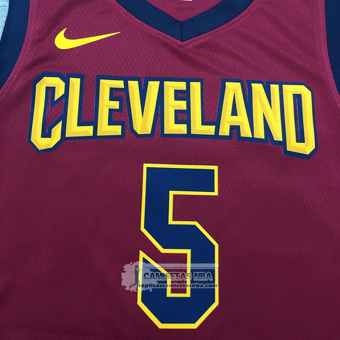 Camiseta Cleveland Cavaliers Dennis Smith Jr. NO 5 Icon 2018 Rojo
